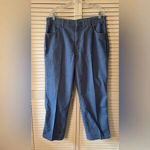 Vintage Men’s Jeans Blue Denim Retro 4 Pocket Soft Relaxed Fit Grandpa 36x29.75